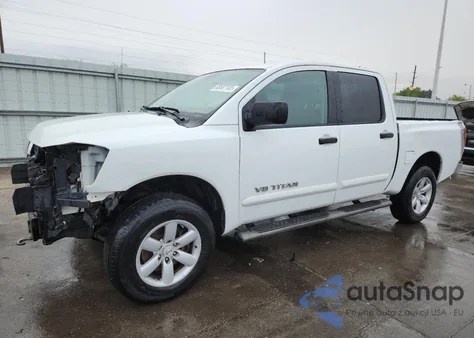 2014 Nissan Titan S из США, поврежденный, VIN 1N6BA0EJ3EN502418